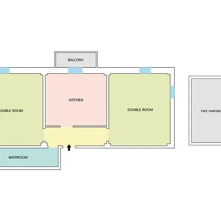 Lägenhet New Pisano House - Free Parking, Bologna